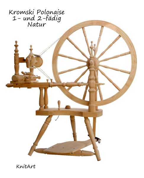 Kromski Spinnrad Polonaise (Ziege), Natur